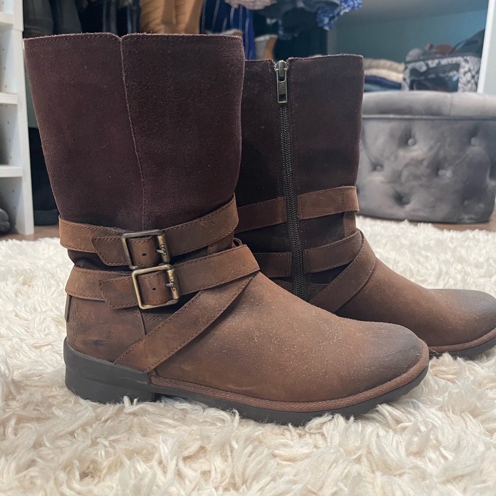 Ugg winter moto boots